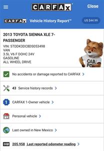2013 Toyota Sienna XLE 7-Passenger   - Photo 2 - Albuquerque, NM 87110