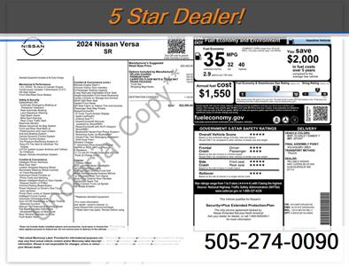2024 Nissan Versa SR   - Photo 22 - Albuquerque, NM 87110