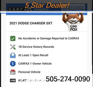 2021 Dodge Charger SXT   - Photo 2 - Albuquerque, NM 87110