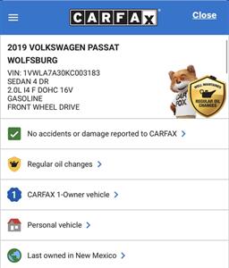 2019 Volkswagen Passat Wolfsburg   - Photo 2 - Albuquerque, NM 87110