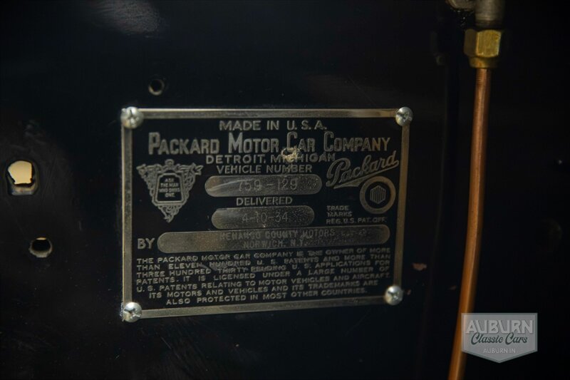 1934 Packard 1104 Super Eight Coupe Roadster - Photo 18 - Auburn, IN 46706