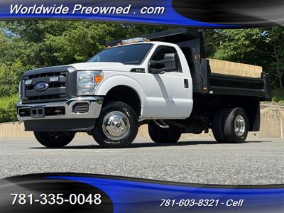 2015 Ford F-350 4x4 Dump Truck 6.2L Gas - Photo 1 - South Weymouth, MA 02190