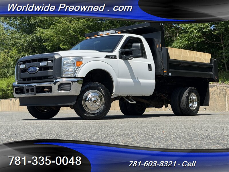 2015 Ford F-350 4x4 Dump Truck 6.2L Gas  