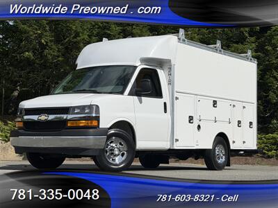 2021 Chevrolet Express 3500 12' Utility Service Van single rear wheel - Photo 1 - South Weymouth, MA 02190