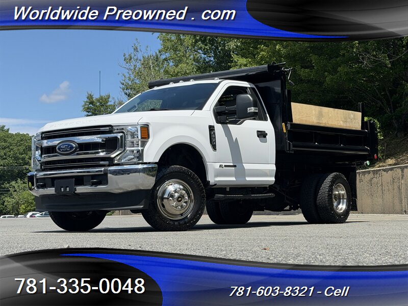 2022 Ford F-350 4x4 Dump Truck 6.7L 9' Body   - Photo 1 - South Weymouth, MA 02190