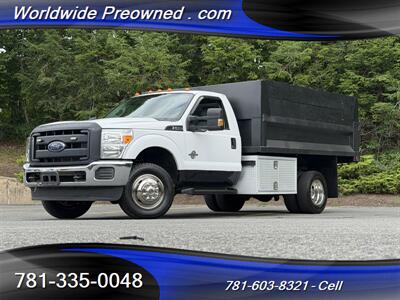 2014 Ford F-350 4x4 Dump Truck 6.7L Diesel - Photo 1 - South Weymouth, MA 02190