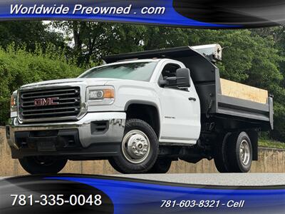 2015 GMC Sierra 3500HD 4x4 Dump Truck 46K Miles   - Photo 1 - South Weymouth, MA 02190