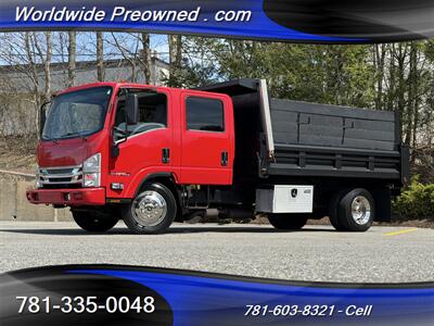 2016 Isuzu NPR HD Crew Cab Dump Truck 6.0L Gas - Photo 1 - South Weymouth, MA 02190