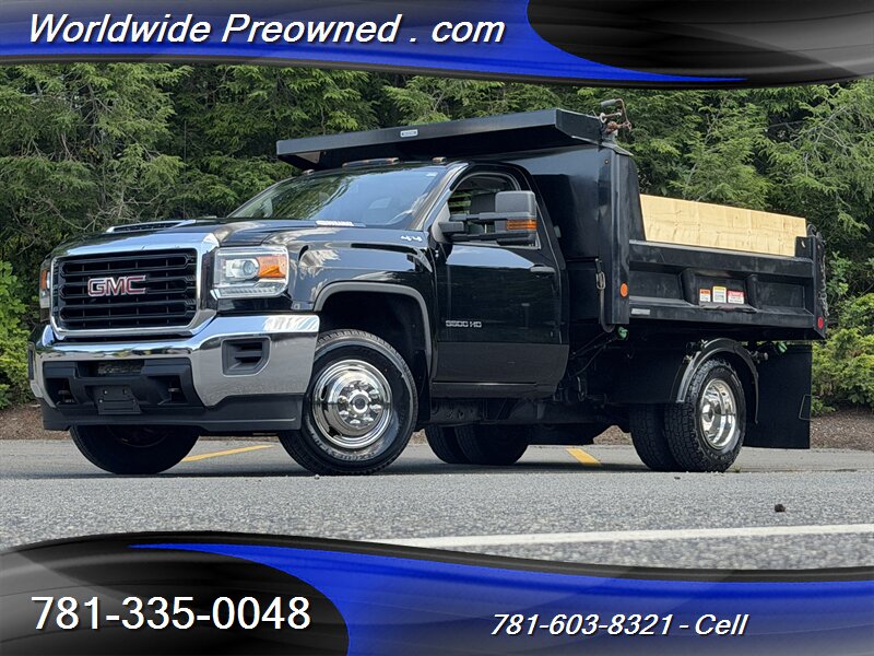 2018 GMC Sierra 3500HD 4x4 Dump Truck Duramax Diesel   - Photo 1 - South Weymouth, MA 02190