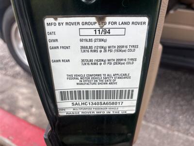 1995 Land Rover Range Rover County LWB   - Photo 19 - Santa Fe, NM 87505