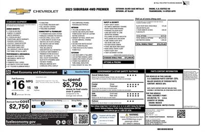 2023 Chevrolet Suburban Premier   - Photo 33 - Goshen, IN 46526