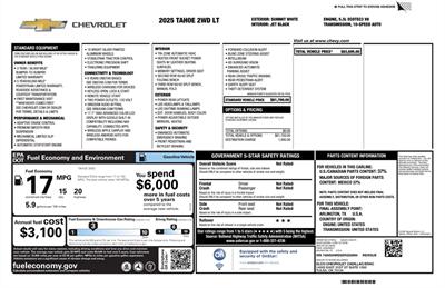 2025 Chevrolet Tahoe LT   - Photo 31 - Goshen, IN 46526