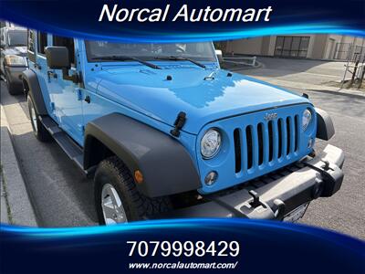 2017 Jeep Wrangler Unlimited Sport   - Photo 1 - Vacaville, CA 95687