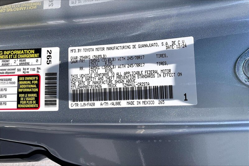 2025 Toyota Tacoma SR - Photo 30 - Ponce, AL 00717