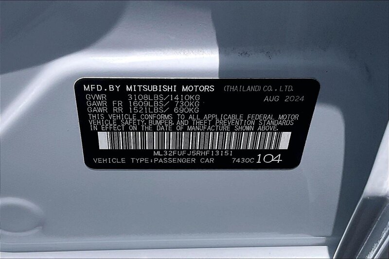 2024 Mitsubishi Mirage G4 LE - Photo 29 - Ponce, AL 00717