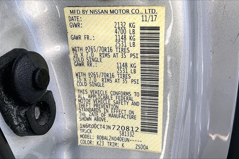 2018 Nissan Frontier S - Photo 32 - Ponce, AL 00717