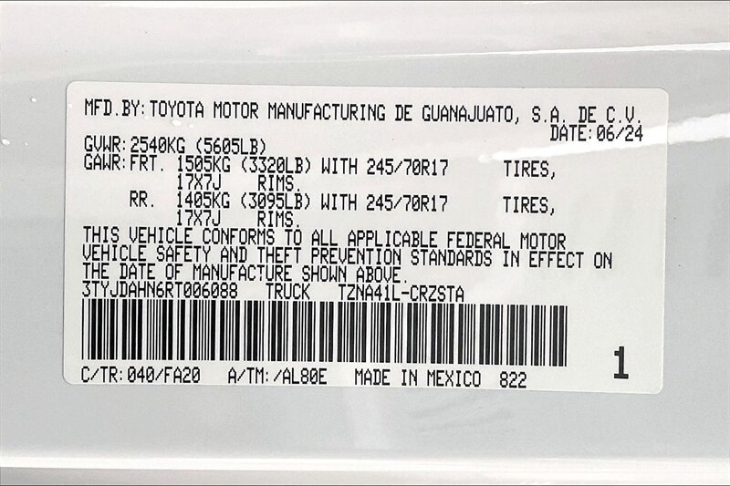 2024 Toyota Tacoma SR - Photo 31 - Ponce, AL 00717