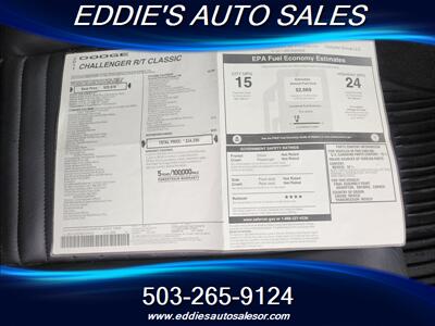 2011 Dodge Challenger R/T (ONE OWNER ) 6SPEED   - Photo 12 - Gresham, OR 97080