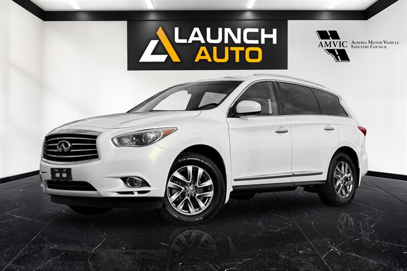 Moonlight White 2013 INFINITI JX35 SUV / Crossover All-Wheel Drive Automatic