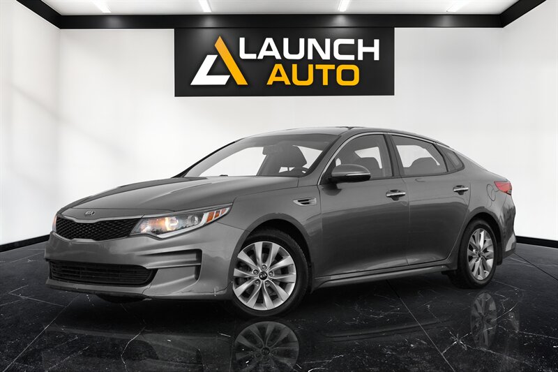 Gray 2016 Kia Optima Sedan Front-Wheel Drive Automatic