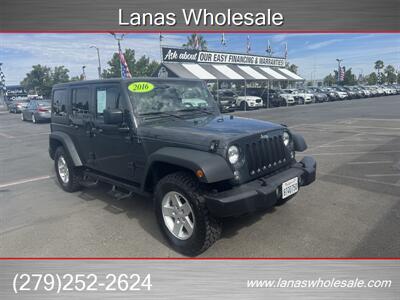 2016 Jeep Wrangler Unlimited Sport 4X4 SUV