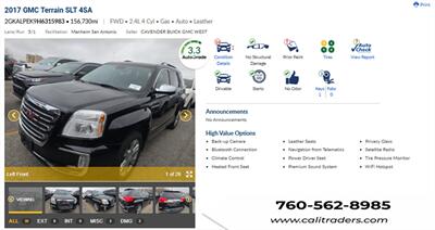 2017 GMC Terrain SLT   - Photo 1 - San Diego, CA 92154