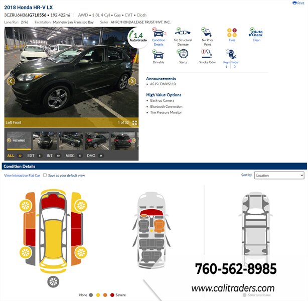 2018 Honda HR-V LX   - Photo 1 - San Diego, CA 92154