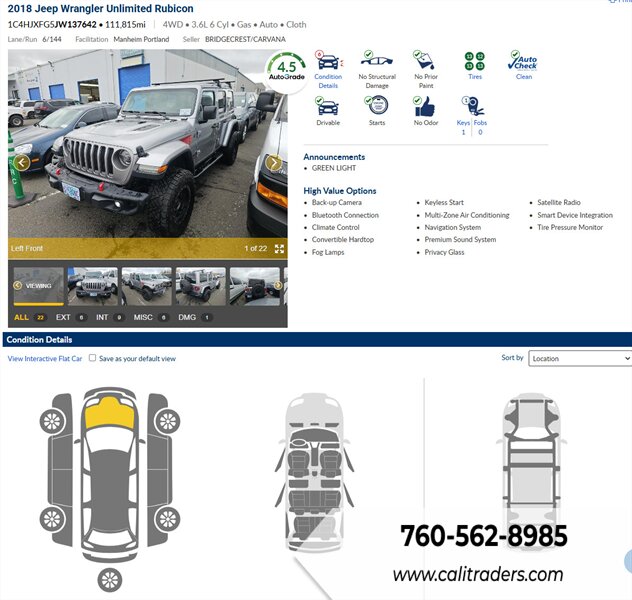 2018 Jeep Wrangler Unlimited Rubicon   - Photo 1 - San Diego, CA 92154