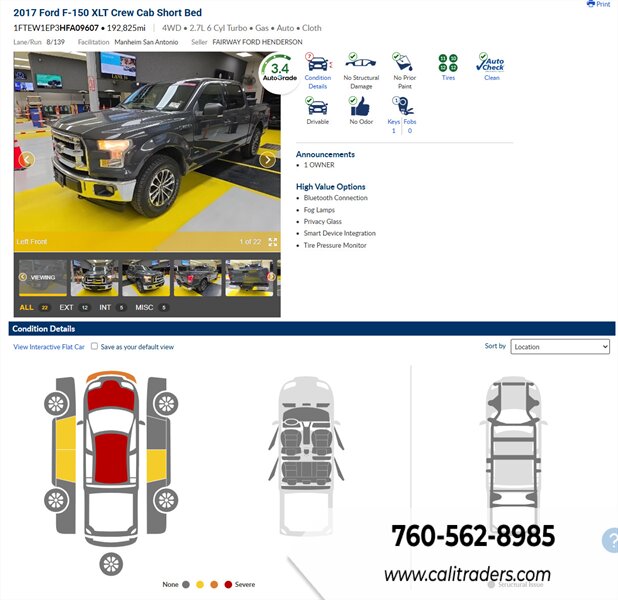 2017 Ford F-150 XLT   - Photo 1 - San Diego, CA 92154