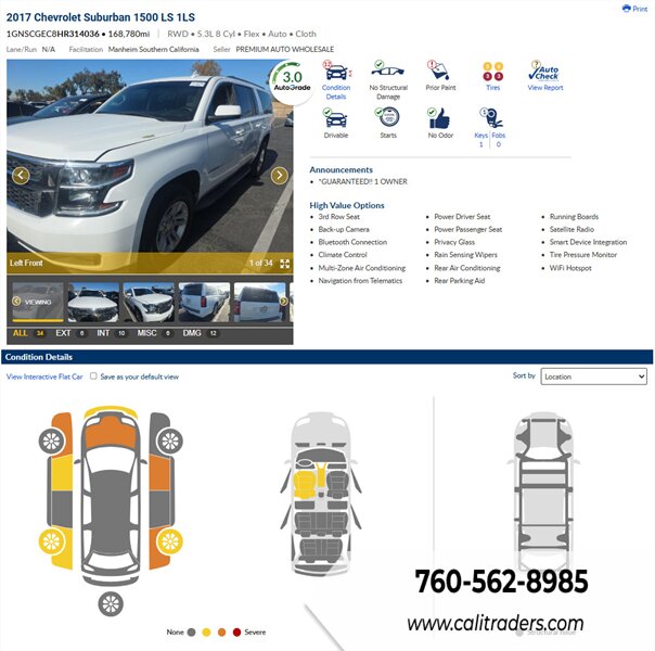 2017 Chevrolet Suburban LS   - Photo 1 - San Diego, CA 92154