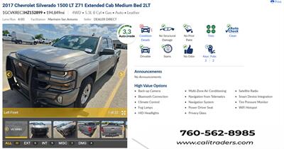 2017 Chevrolet Silverado 1500 LT Z71   - Photo 1 - San Diego, CA 92154