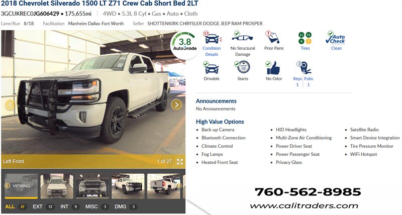 2018 Chevrolet Silverado 1500 LT  