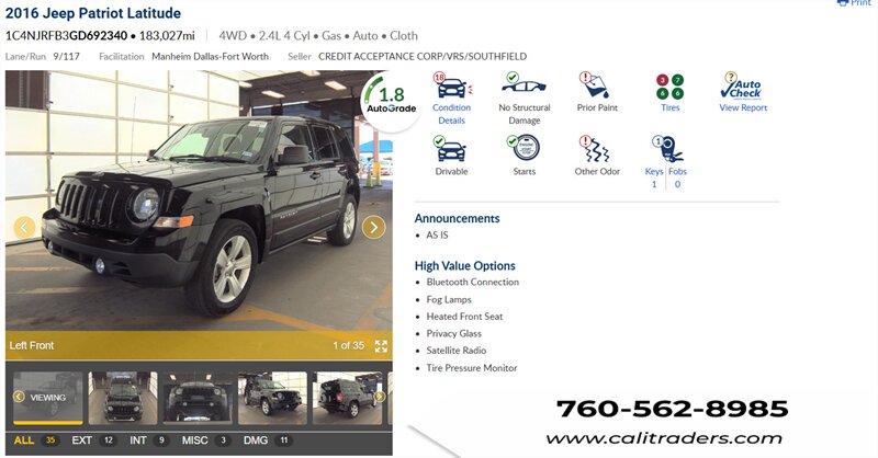 2016 Jeep Patriot Latitude - Photo 1 - San Diego, CA 92154