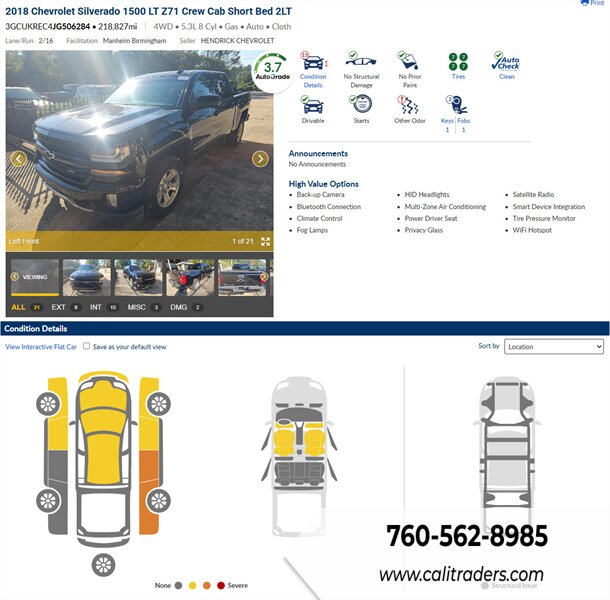 2018 Chevrolet Silverado 1500 LT  
