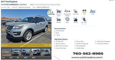 2017 Ford Explorer   - Photo 1 - San Diego, CA 92154