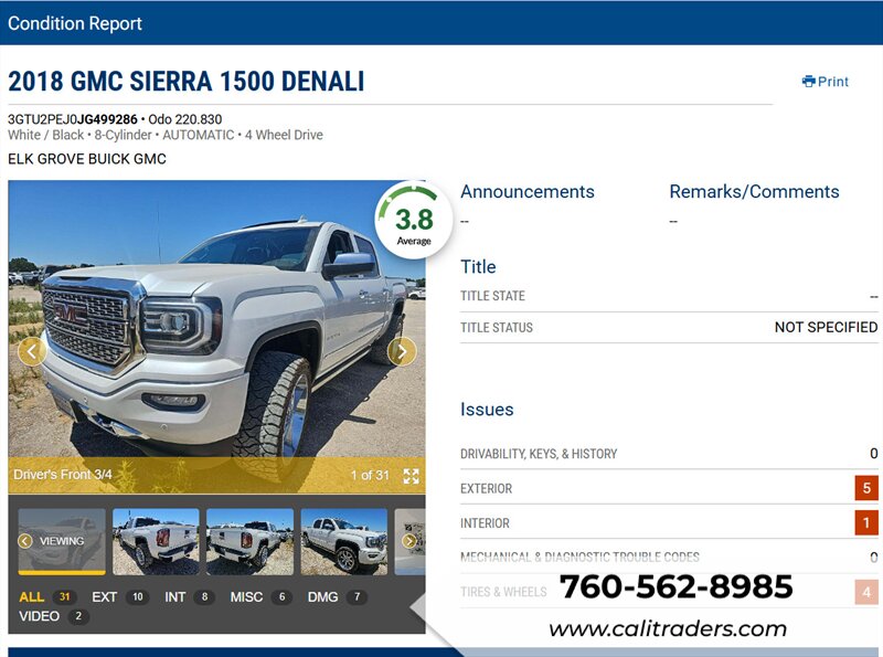 2018 GMC Sierra 1500 Denali - Photo 1 - San Diego, CA 92154