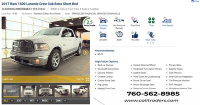 2017 RAM 1500 Laramie   - Photo 1 - San Diego, CA 92154