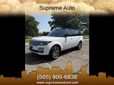 2016 Land Rover Range Rover Supercharged LWB   - Photo 1 - Albuquerque, NM 87110