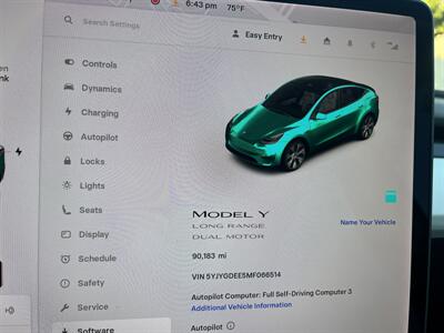 2021 Tesla Model Y Long Range  Electric Included $4000 Tax Credit With Navigation, Leather & Back Up Camera - Photo 20 - Irvine, CA 92614