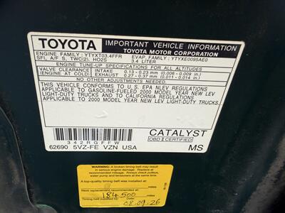 2000 Toyota Tacoma Prerunner V6 With New Timing Belt And Water Pump - Photo 26 - Irvine, CA 92614