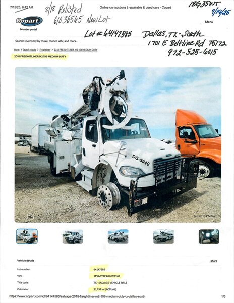 2018 Freightliner MV106 Water Truck 2,000 Gallon - Photo 1 - Phoenix, AZ 85004