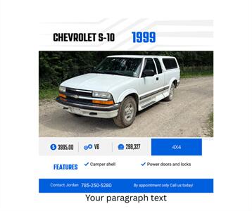 1999 Chevrolet S-10 LS 2dr LS   - Photo 1 - Topeka, KS 66619