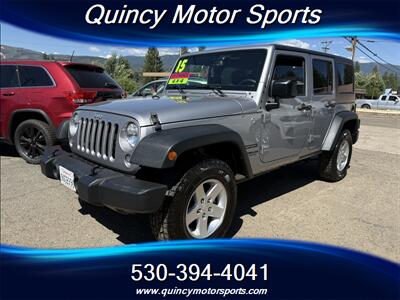 2015 Jeep Wrangler Unlimited Sport - Photo 1 - Quincy, CA 95971