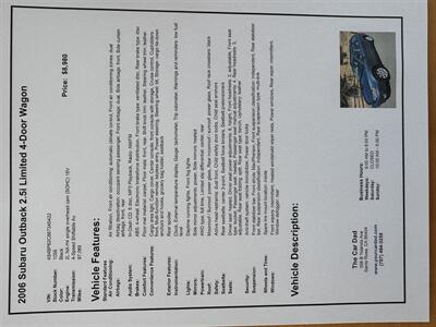 2006 Subaru Outback 2.5i Limited   - Photo 32 - Santa Rosa, CA 95404