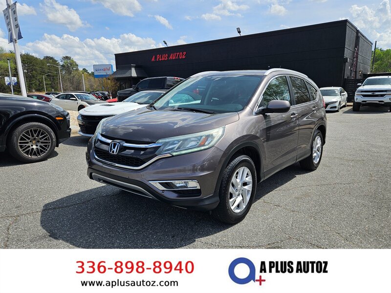 Gray (Modern Steel Metallic) 2015 Honda CR-V EX-L AWD SUV / Crossover All-Wheel Drive Automatic