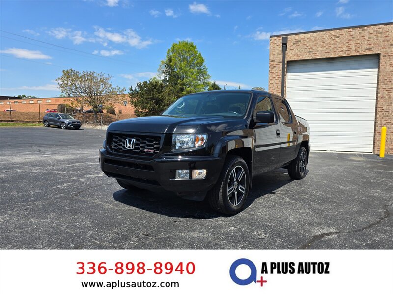 Crystal Black Pearl 2013 Honda Ridgeline Sport Pickup Truck Four-Wheel Drive Automatic