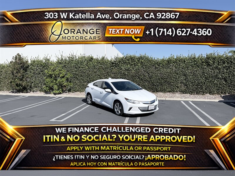 2017 Chevrolet Volt 2LT Plug-in Hybrid   - Photo 1 - Orange, CA 92867