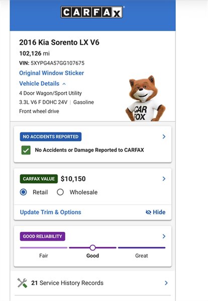 2016 Kia Sorento LX V6 - Photo 3 - Orange, CA 92867