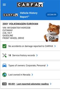 2002 Volkswagen EuroVan camper van   - Photo 60 - Chino Hills, CA 91709