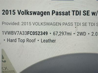 2015 Volkswagen Passat TDI Comfortline  6 speed - Photo 79 - Chino Hills, CA 91709